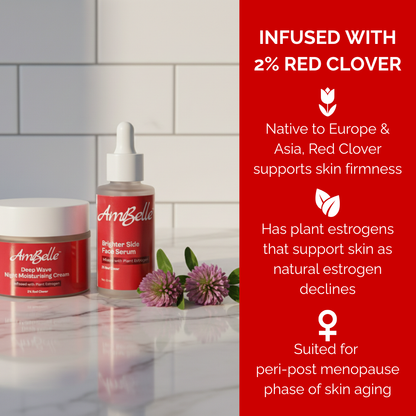 Red Clover Combo: Face Serum & Moisturiser