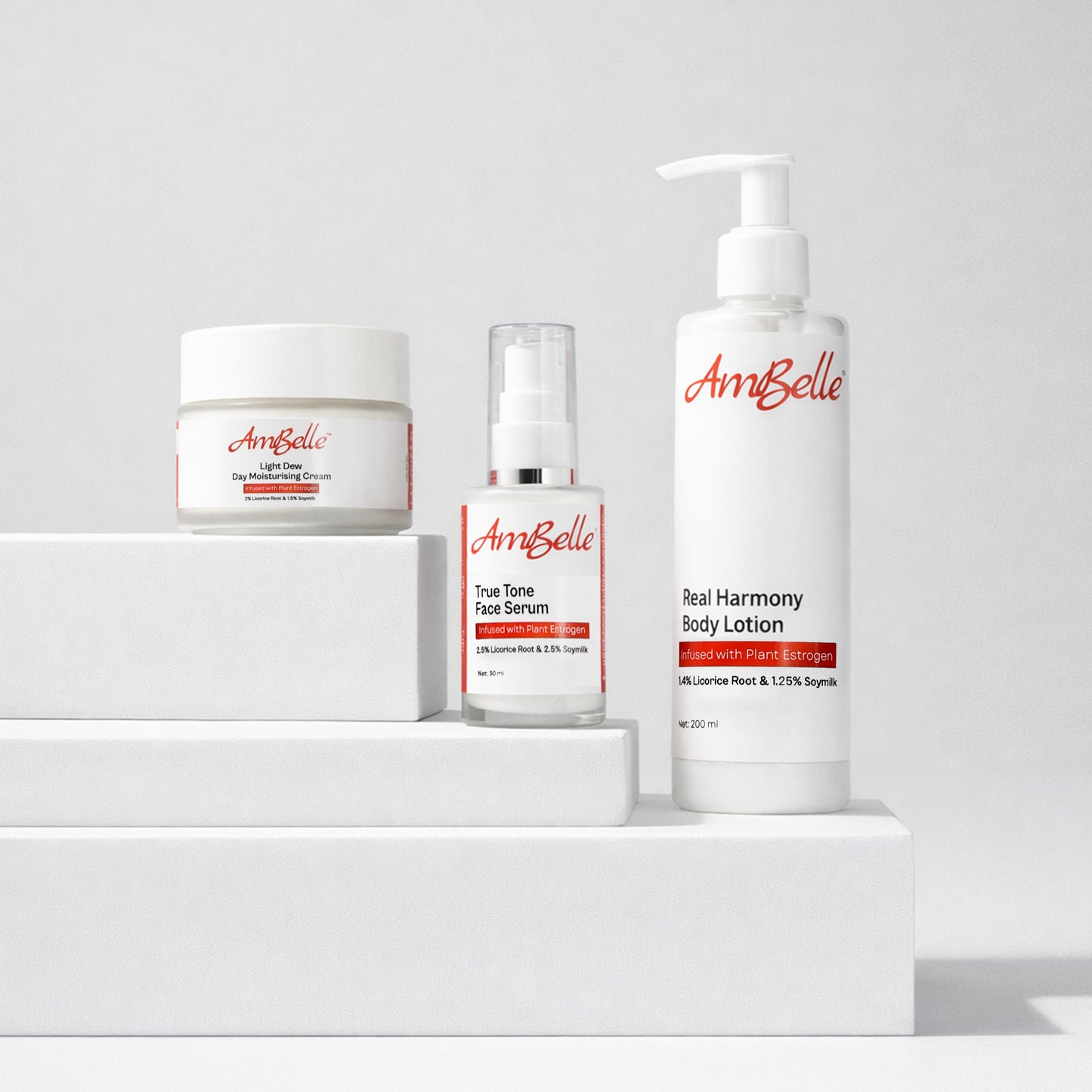 Soymilk Combo: Body Lotion, Face Serum & Day Moisturiser